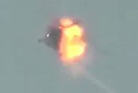 Russian helicopter lands safely after being attacked in Syria