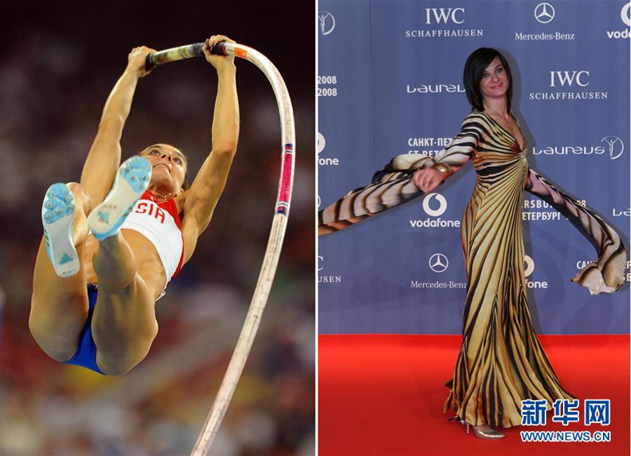 Iron lady or goddess? Sportswomen's fantastic dress show
