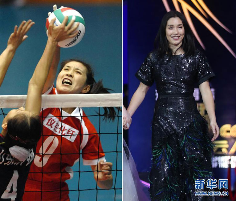 Iron lady or goddess? Sportswomen's fantastic dress show
