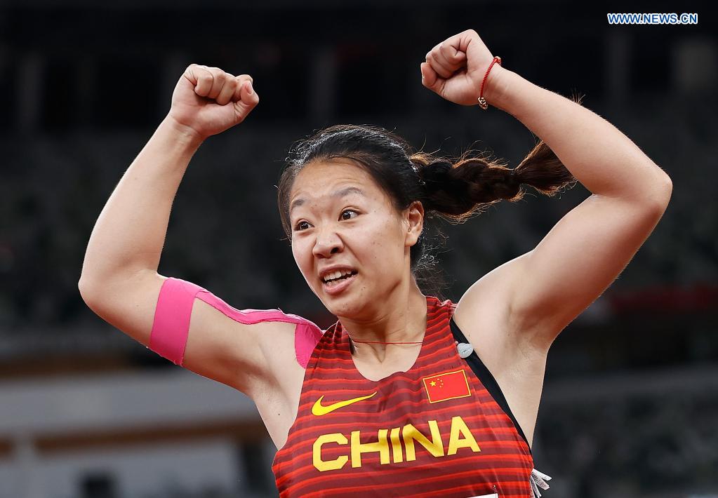 China's Liu Shiying wins China's first Olympic women's javelin gold at Tokyo 2020
