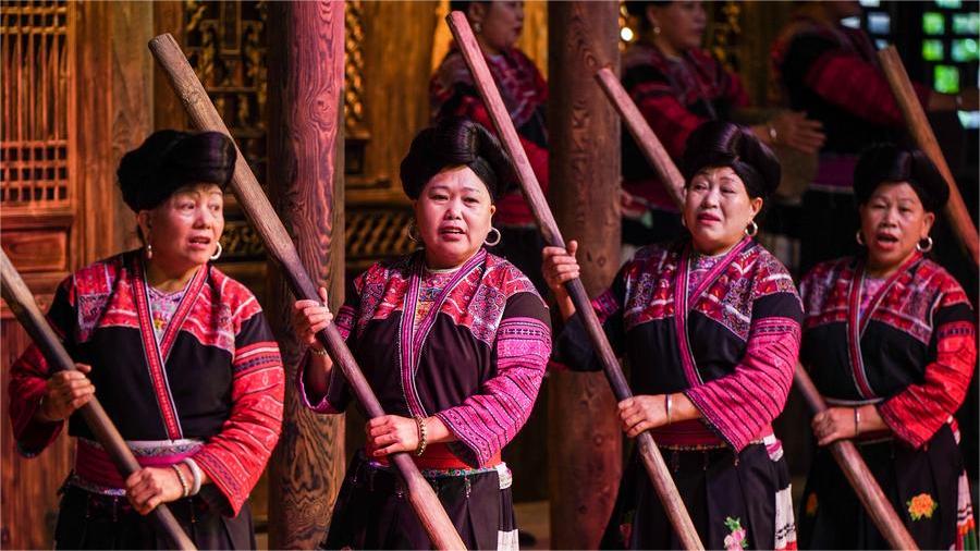 Yao ethnic village famous for women's long hair in S China's Guangxi