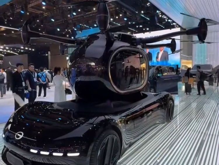 Flying car gets airtime at Auto Shanghai 2025