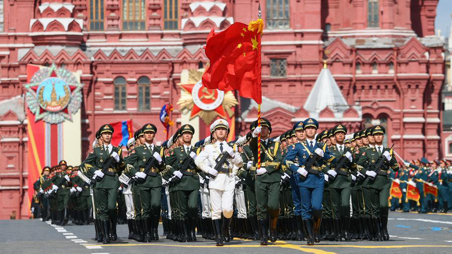Chinese PLA Guard of Honor attends Russia's Victory Day parade