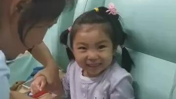 Crybaby turns into a smiley cutie pie