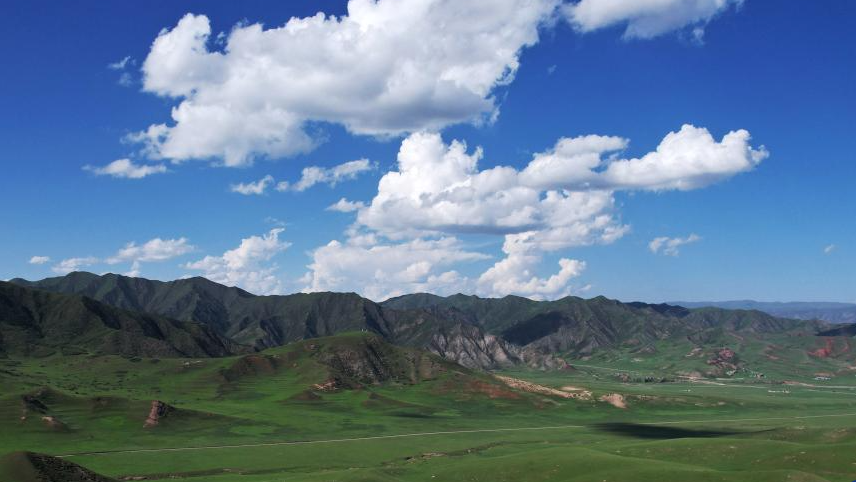 Scenery of Sangke Grassland in Gansu