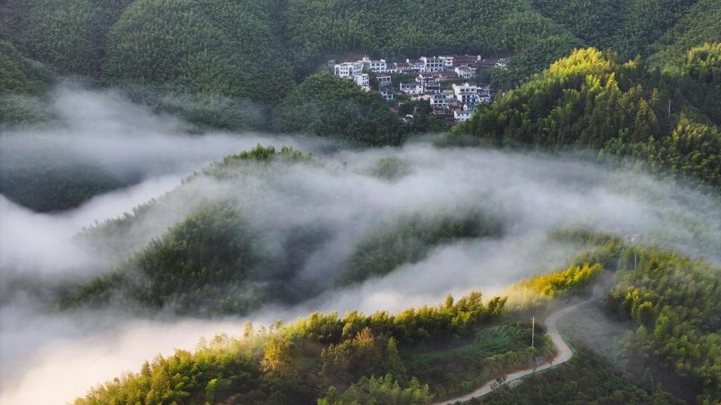 Scenery of Yixian County, China's Anhui
