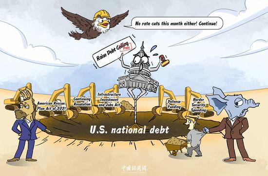 Comicomment丨Why does the U.S. national debt keep getting bigger？