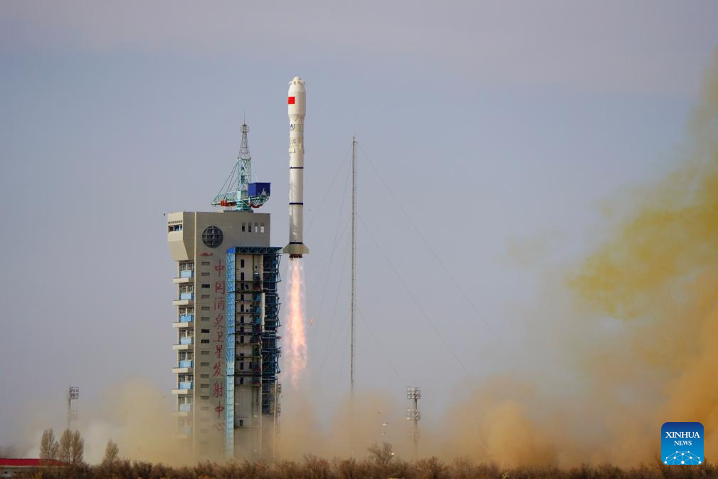 China launches three new satellites into space